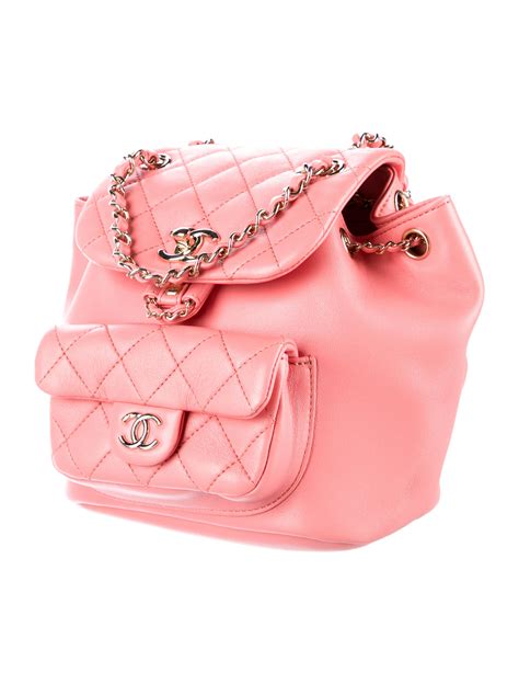 chanel pink luggage|Chanel duma backpack 2022 price.